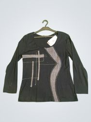DPM by Depech Mod Black Long-Sleeve Top