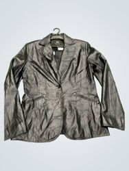 MNG Genuine Leather Blazer