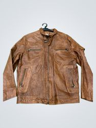 Engbers Brown Leather Jacket