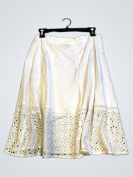 Yessica White Broderie Anglaise Skirt