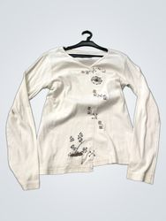 Cache Cache Long-sleeve Graphic Top