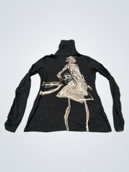 Desigual Long-sleeve Graphic Turtleneck