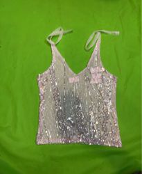 Upcycled Sequin Cami Top