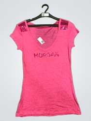 Morgan Pink Sequin T-Shirt