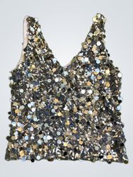 Upcycled Sequin Tank Top
