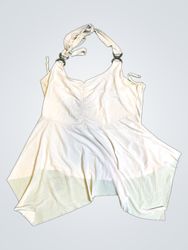 White Halter Top