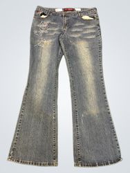 Jeans svasati da donna L.S.X.Q con dettaglio di fi..