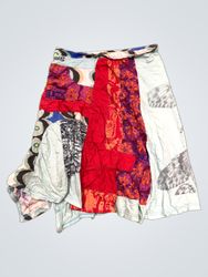 Desigual Patchwork Midi Skirt
