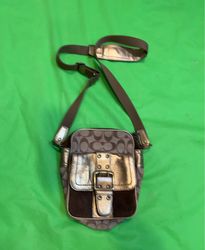 Coach Signature C Monogram Crossbody Bag