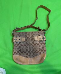 Coach Monogram Shoulder Bag