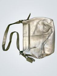 Coach Metallic Leather Shoulder Bag