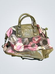 Coach Signature C Monogram Satchel Bag