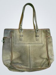 Coach Suede Tote Bag