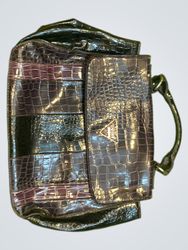 Guess Crocodile Embossed Handbag