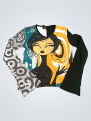 Copeline Long Sleeve Graphic Top