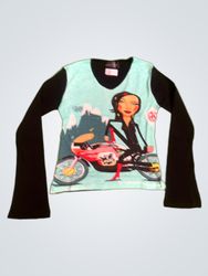 Copeline long sleeve graphic t-shirt with motorcyc..