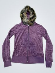 Upcycled Juicy Couture Velour Hoodie
