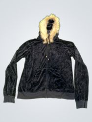 Upcycled Juicy Couture Velour Hoodie