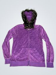 Upcycled Juicy Couture Velours-Hoodie