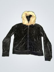 Upcycled Juicy Couture Velour Hoodie