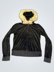 Upcycled Juicy Couture Velour Hoodie