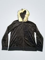 Wiederverwerteter Juicy Couture Velours-Hoodie