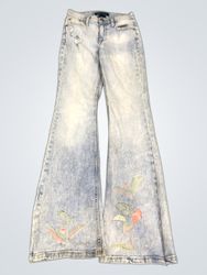 Upcycled Aeropostale Embroidered Flare Jeans