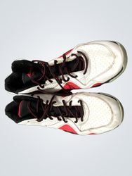 AND1 Men's White and Red Athletic Shoes