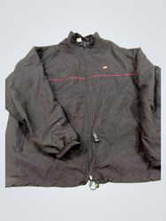 Black Jacket with Red Stripe