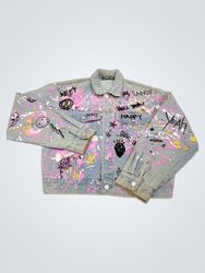 SHOWTIME! Graffiti Denim Jacket