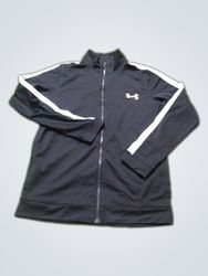 Chaqueta deportiva Under Armour negra con rayas bl..