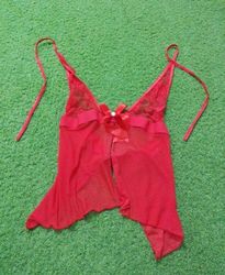 Nuisette rouge babydoll