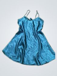 Teal Slip Dress