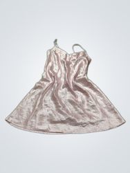 Pink Satin Nightgown