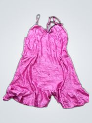 Joys Pink Lace Trim Nightgown