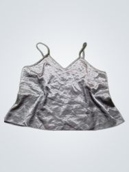 Grey Satin Camisole