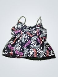 Secret Possessions Black Floral Print Camisole Top..