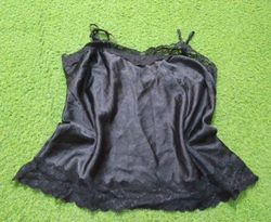 Black lace trim camisole