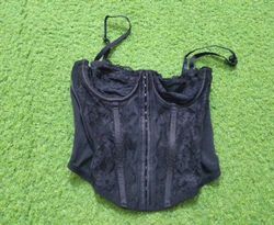 Black Lace Corset