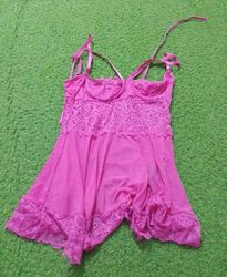 Pink Lace Babydoll