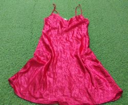 Red Satin Nightgown