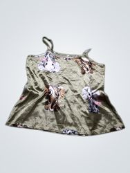 Camisola de cetim com estampa de elefante