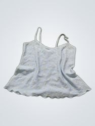 Camisola azul claro com estampa floral