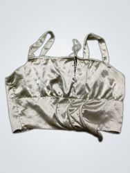 I SAW IT FIRST Satin Corset Top