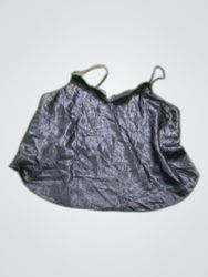 Black satin camisole