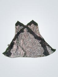 Leopard Print Lace Slip Dress