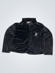 Juicy Couture Top de Veludo Preto para Dormir