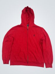 Polo Ralph Lauren Red Zip Hoodie