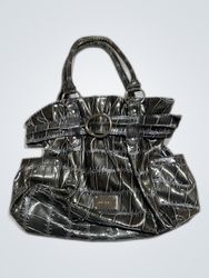 Laura Jones Gray Handbag