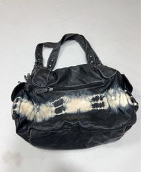 Angel Kiss Studded Leather Shoulder Bag